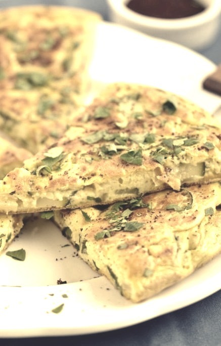 A Vegan Frittata with a Middle-Eastern TwistLight and fluffy.